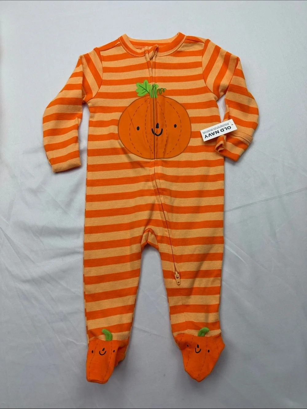 Old Navy Pumpkin-Print & Striped Baby lot.